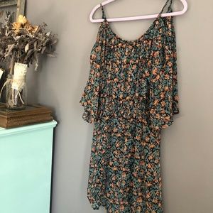 ModCloth flutter sleeve floral dress